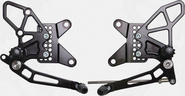 Vortex Rear Set Complete Blk Kaw Rs416K