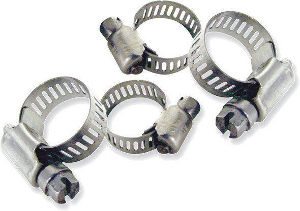 Motion Pro Stainless Steel Hose Clamps 7/16"-25/32" 10/Pk 12-0023