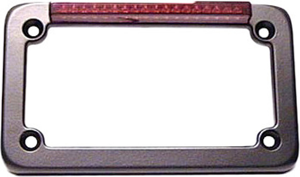 Sdc Led License Plate Frame Black W/Red Lens 2003