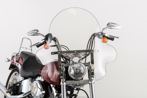 Slipstreamer Ss32 Falcon Windshield 20" Clear/Chrome Ss-32-20Cfq