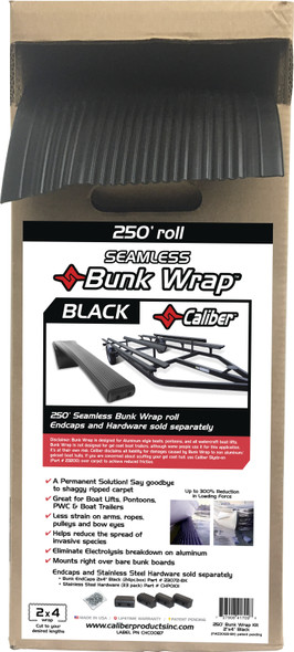 Caliber Bunk Wrap 250 Ft. Bulk Roll Black 2X4" 23068-Bk