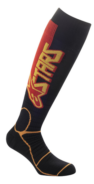 Alpinestars Mx Pro Socks Black/Yellow/Tangerine Sm 4701520-1540-S