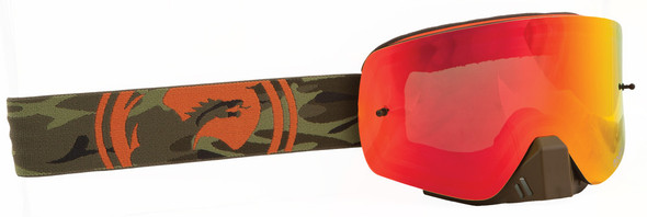 Dragon Nfxs Goggle Camo W/Red Ion Lens 722-1773