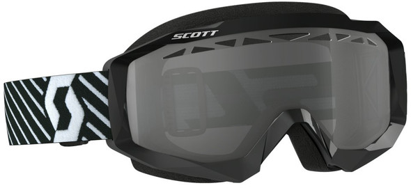 Scott Hustle Mx Enduro Goggle Black/White W/Grey Lens 262594-1007328