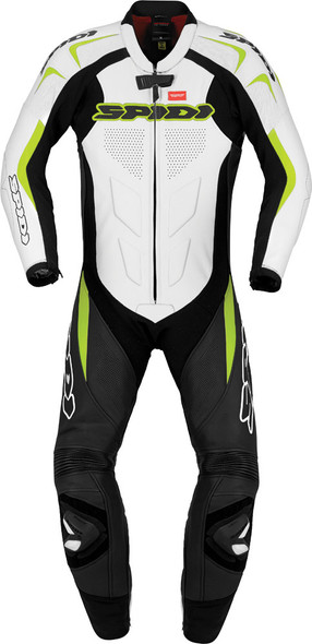 Spidi Supersport Wind Pro Leather Suit Acid Green/Black E50/40 Y124 107 E50/40