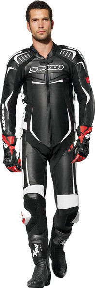 Spidi Track Leather Wind Pro Suit Black/White E48/Us38 Y120-011-48