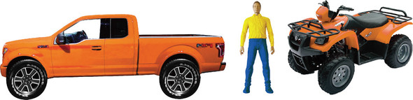 New-Ray Replica 1:14 Truck/ATV Ford Orange/Vinson 500 Orange 02206C