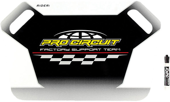 Pro Circuit Pit Board W/Marker 55145