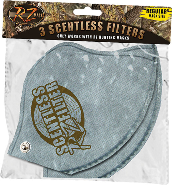 Rz Mask Scentless Filters Adult 3/Pk 82804