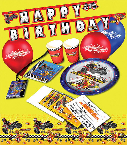 Smooth Mx Birthday Party Pit Passes 10/Pk 1730-002
