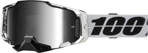 100% Armega Goggle Atac Mirror Silver Lens 50005-00016