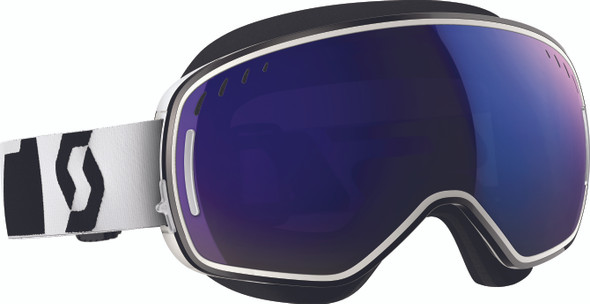 Scott Lcg Sno-X Goggle W/Mask White Solar/Black Chrome 240526-0002300