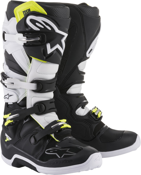 Alpinestars Tech 7 Boots Black/White Sz 07 2012014-12-7