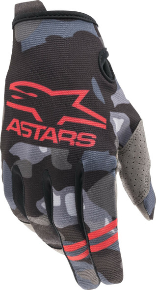 Alpinestars Radar Gloves Grey Camo/Red Fluo Xl 3561821-9133-Xl