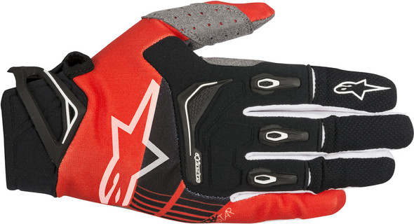 Alpinestars Techstar Gloves Black/Red 2X 3561018-13-Xxl