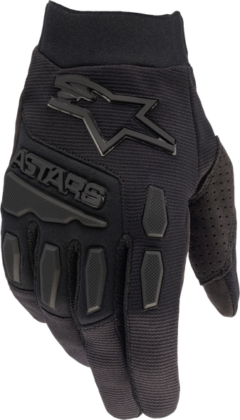 Alpinestars Youth Full Bore Gloves Black/Black Md 3543622-1100-M