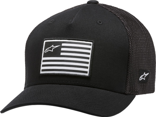 Alpinestars Flag Hat Black Lg/Xl 1210-81100-10-Lg/Xl