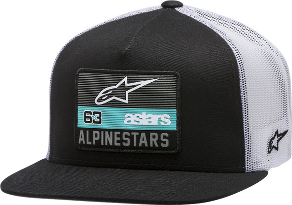 Alpinestars Sponsored Hat Black/White Os 1210-81050-1020