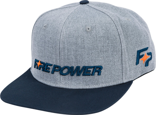 Fire Power Fire Power Hat Grey Fire Powerhat Grey