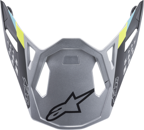 Alpinestars M8 Contact Helmet Visor Silver/Black 8981219-1098-M8