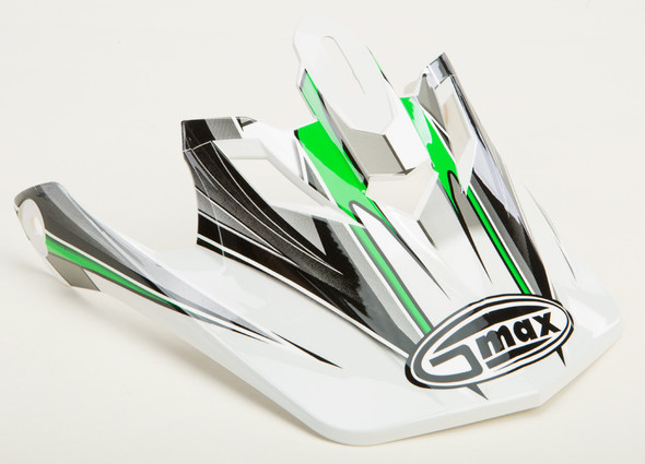 Gmax Gm-46X-1 M-3X Core Visor White/Green/Silver/Black G980272