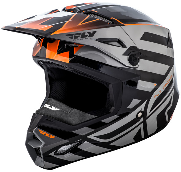 Fly Racing Elite Cold Weather Interlace Helmet Orange/Black Lg 73-4942-7-L