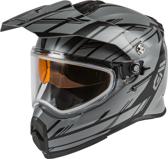 Gmax At-21S Adventure Epic Snow Helmet Matte Grey/Black Lg G2211506