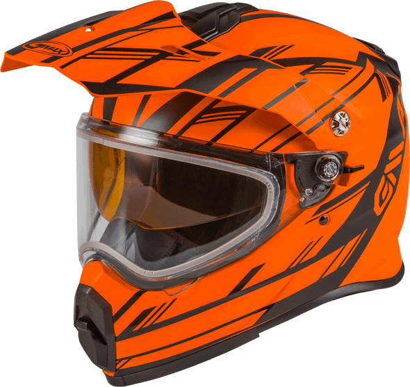 Gmax At-21S Adventure Epic Snow Helmet Matte Neon Orng/Blk 2X G2211148