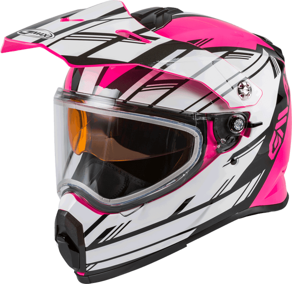 Gmax At-21S Adventure Epic Snow Helmet Pink/White/Black Lg G2211406