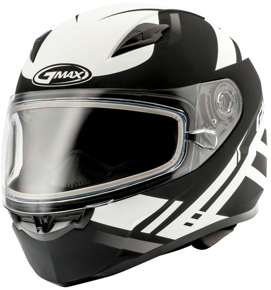 Gmax Ff-49 Full-Face Berg Snow Helmet Matte Black/White 3X G2493439 F.Tc-15
