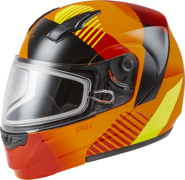 Gmax Md-04S Modular Reserve Snow Helmet Neon Orange/Hi-Vis 3X M2043669