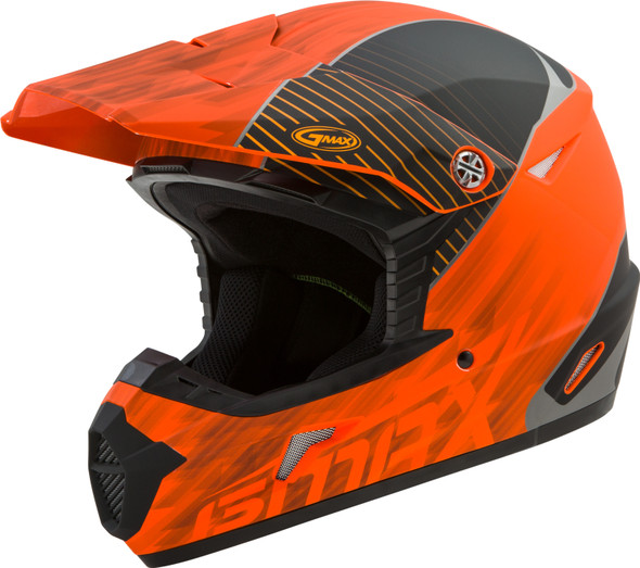 Gmax Youth Mx-46Y Off-Road Colfax Helmet Matte Orange/Black Ym G3463131
