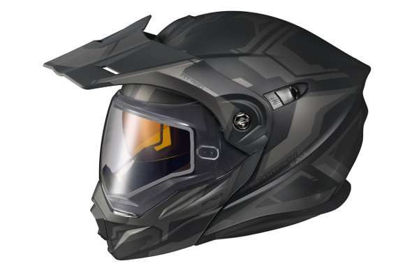 Scorpion Exo Exo-At950 Cold Weather Helmet Ellwood Phantom Lg (Dual Pane) 95-1715-Sd