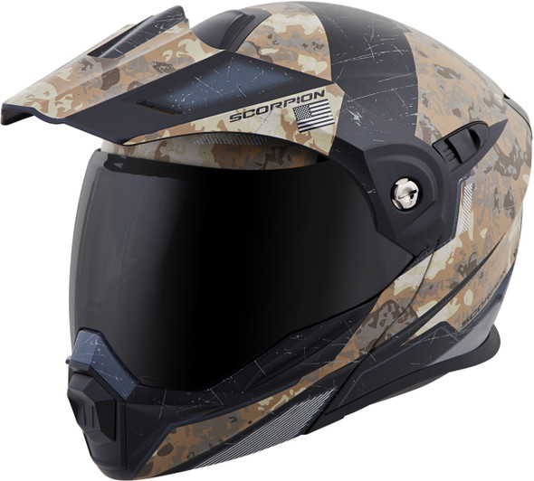 Scorpion Exo Exo-At950 Modular Helmet Battleflage Sand Md 95-1044