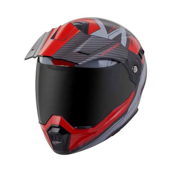 Scorpion Exo Exo-At950 Modular Helmet Tucson Red Lg 95-0805