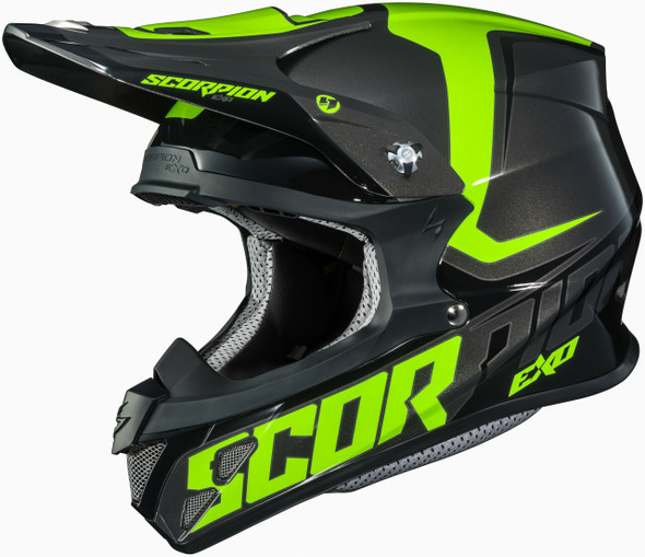 Scorpion Exo Vx-R70 Off-Road Helmet Ozark Hi-Vis/Dark Grey Lg 70-6845