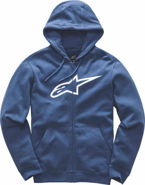 Alpinestars Ageless Fleece Hoodie Blue 2X 1017-53007-72-2X