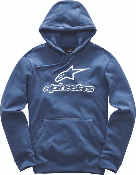 Alpinestars Always Fleece Hoodie Blue L 1017-52006-72-Lg