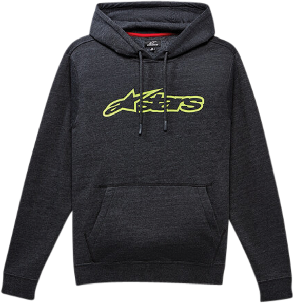 Alpinestars Blaze Pullover Hoodie Charcoal Heather/Green 2X 1037-53113-1815-2Xl