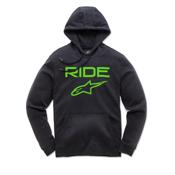 Alpinestars Ride 2.0 Fleece Black/Green Md 1119-51000-1060-M