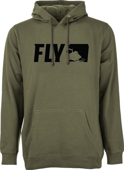 Fly Racing Fly Primary Hoodie Military Green Lg 354-0163L
