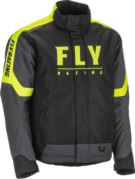 Fly Racing Outpost Jacket Black/Grey/Hi-Vis Lg 470-4141L