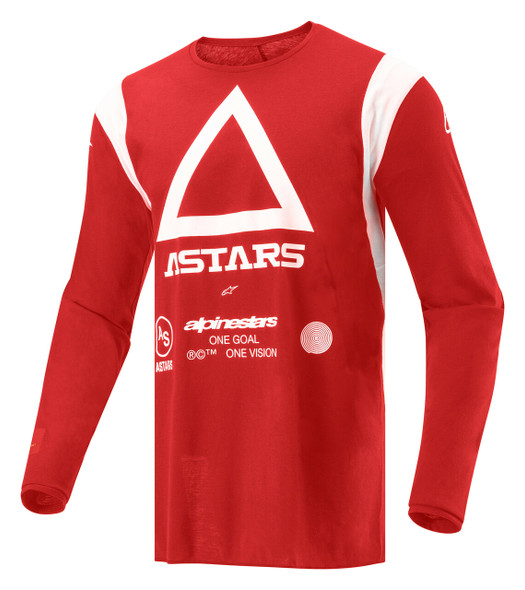 Alpinestars Techdura Jersey Bright Red Md 3764524-3010-M