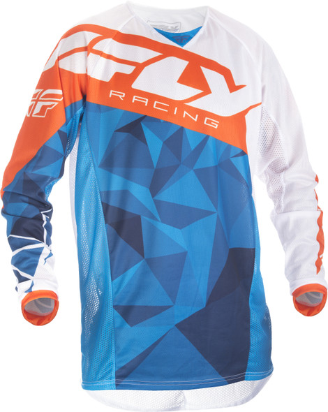 Fly Racing Kinetic Mesh Jersey Blue/White/Orange M 371-321M