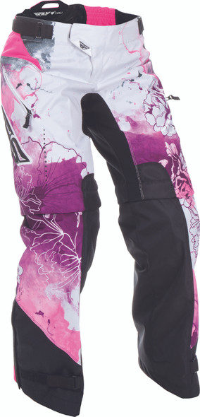 Fly Racing Kinetic Women'S Over Boot Pant Pink/Purple Sz 17/18 370-65212