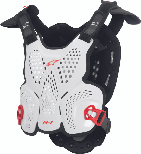 Alpinestars A-1 Roost Guard White/Black/Red Md/Lg 6700116-213-M/L