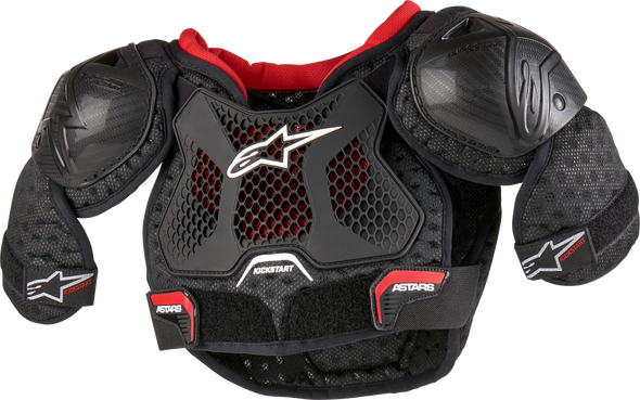 Alpinestars Bionic Action Kickstart Chest Guard Black/Red Sz 4/6 6740624-13-4/6