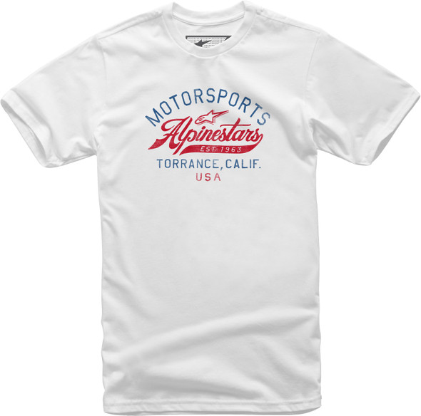 Alpinestars Motor Tee White Sm 1210-72020-20-Sm