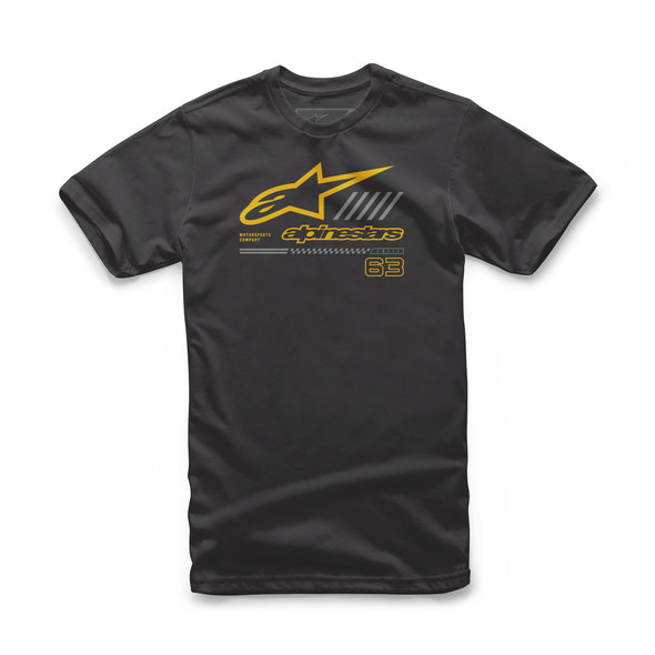 Alpinestars Strat Tee Black Sm 1038-72010-10-S