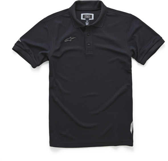 Alpinestars Vortex Polo Shirt Black Lg 1002-41525-10A-L